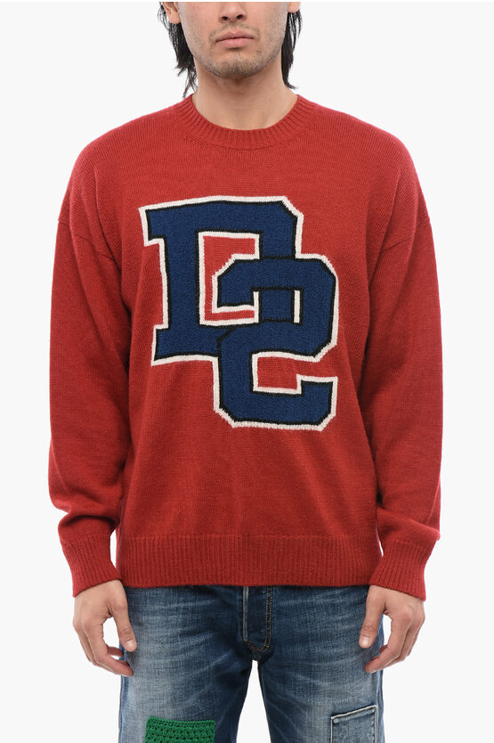 Dsquared2 Crewneck Sweater With Embroidered Logo