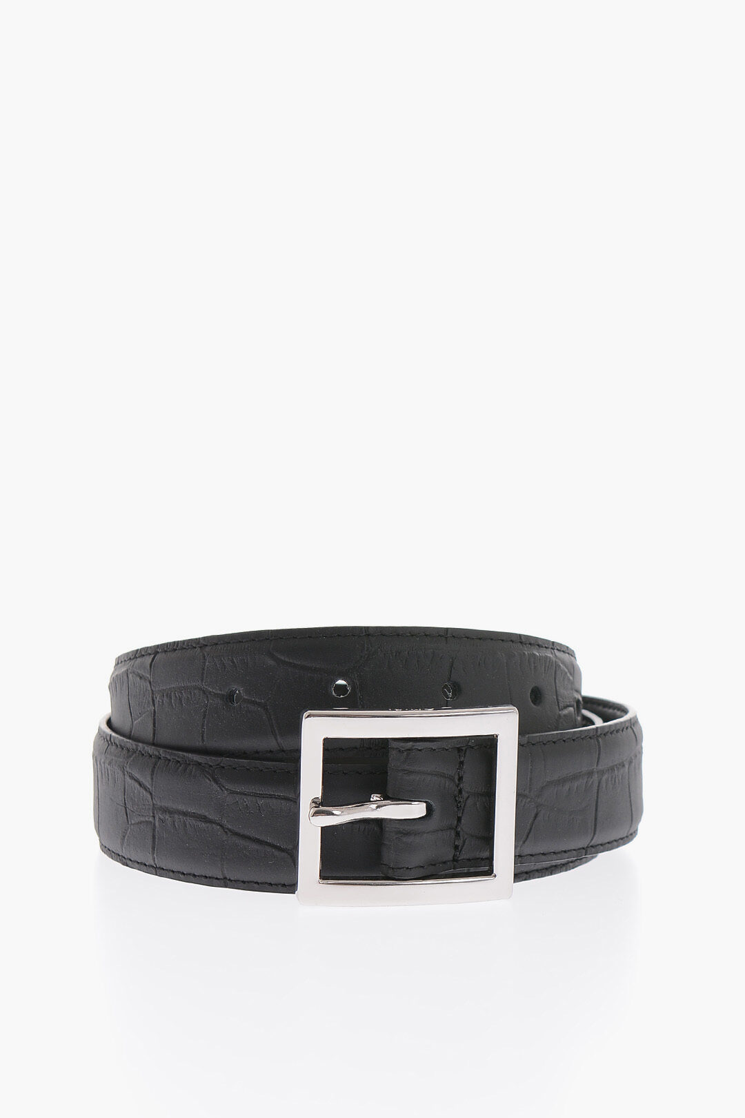 Amiri Croco Printed Leather Belt men - Glamood Outlet