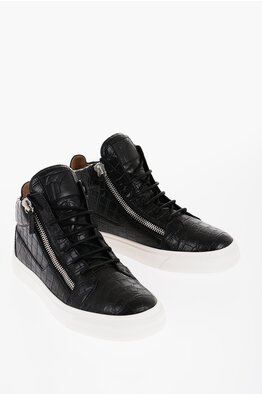 Outlet Giuseppe Zanotti men Sneakers Black Autumn Winter offer Glamood Outlet