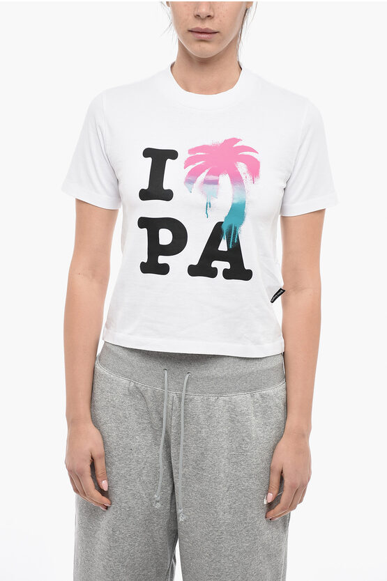 Palm Angels I Love Pa Cotton Jersey T-shirt