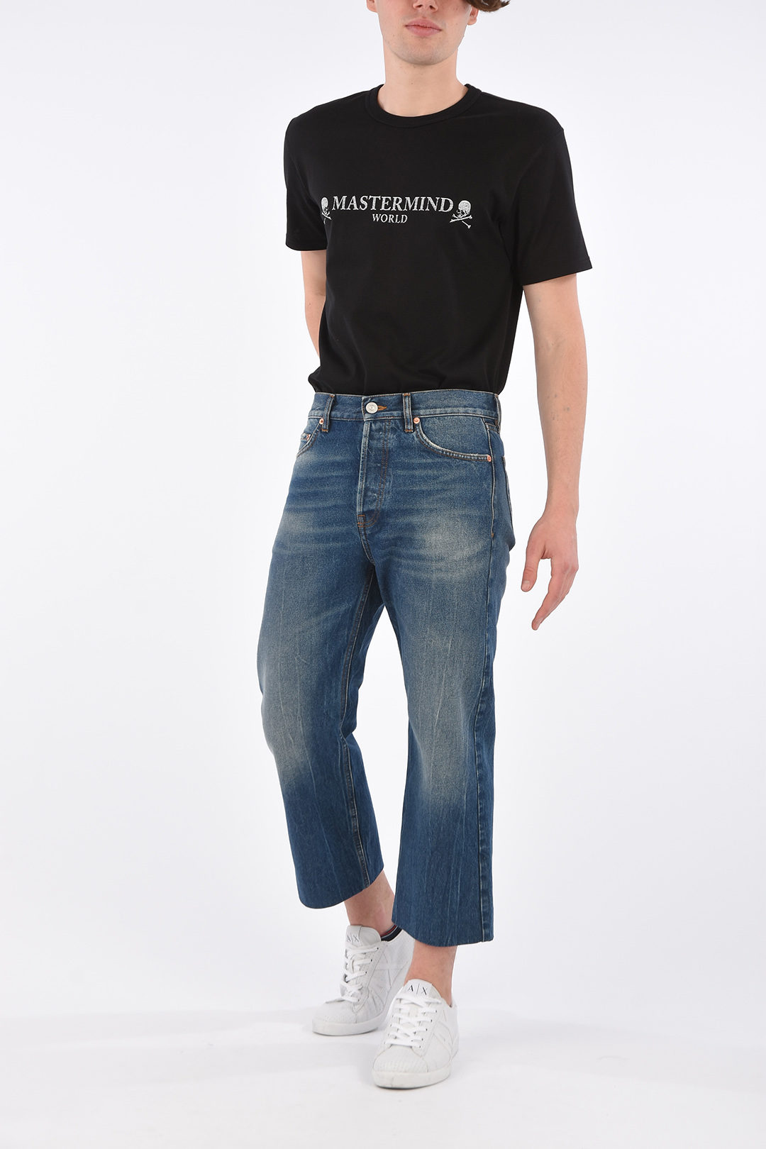 LRG Lifted Research Group Mens Jeans 34 Blue Cropped Denim Flap Pockets  Capri | eBay