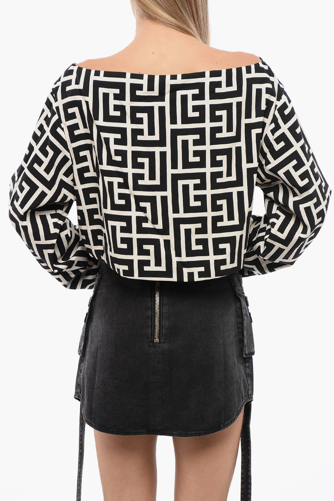 【関税込み】Balmain ブラック カットアウト 長袖トップス 楽天市場】バルマン BALMAIN（トップス｜レディースファッション
