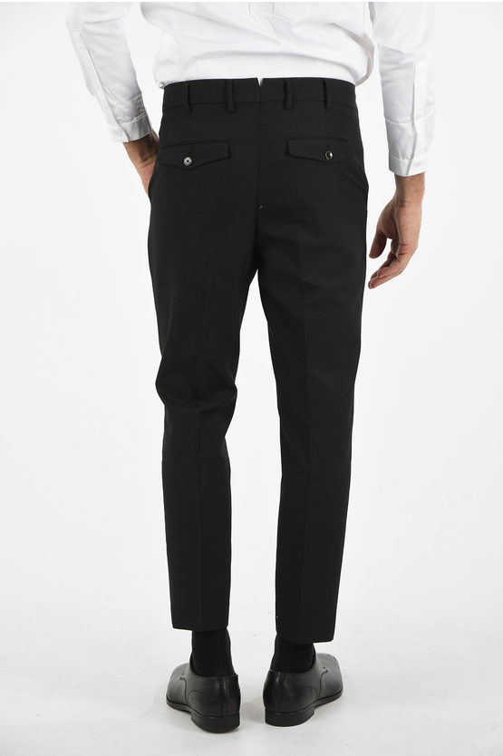 PT01 Cropped Single Pleat Pants men - Glamood Outlet