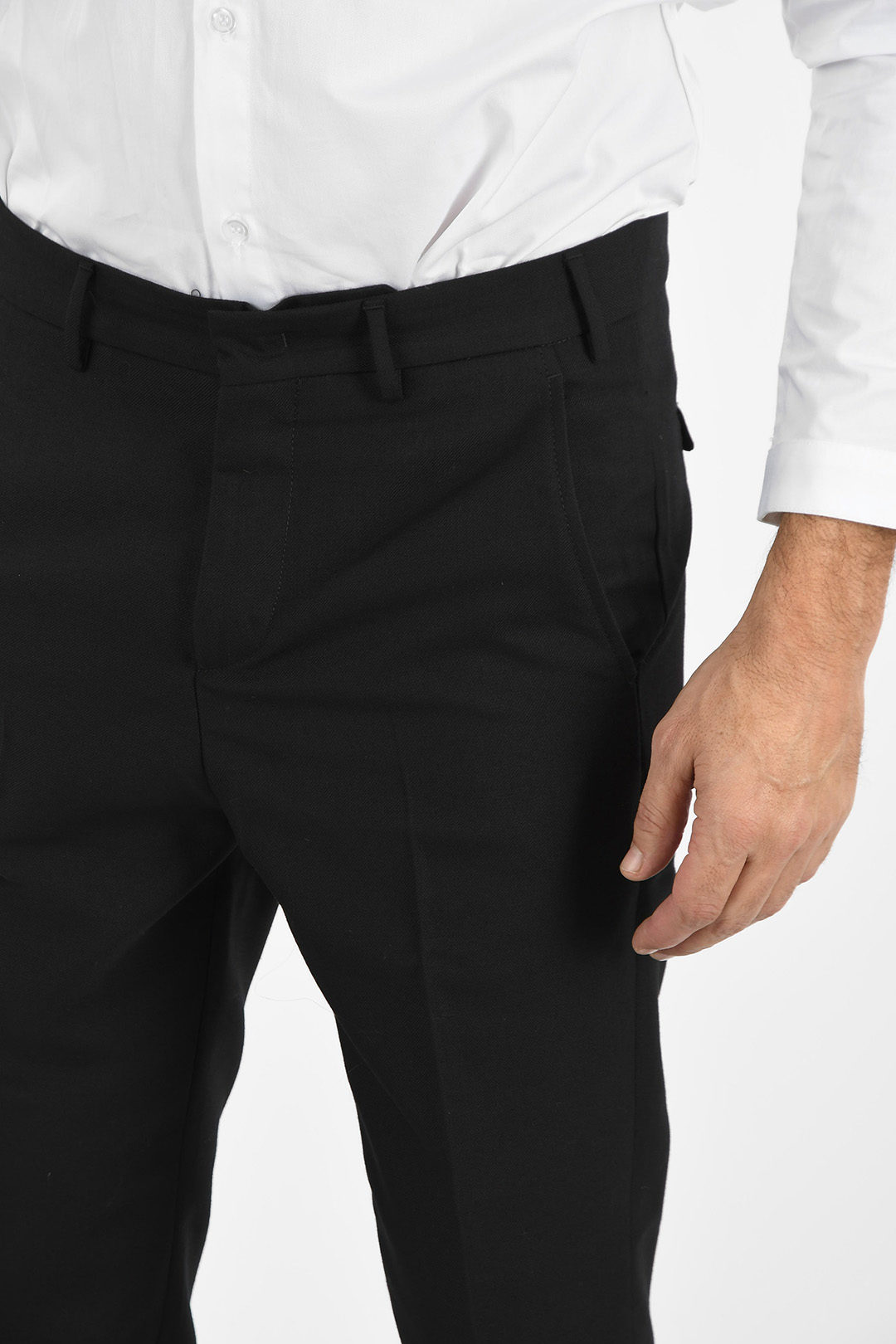 PT01 Cropped Single Pleat Pants men - Glamood Outlet