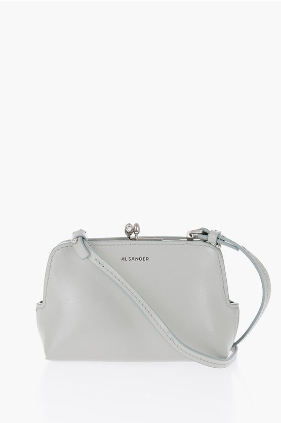 Shop Jil Sander Crossbody Minibag With Clasp Closure