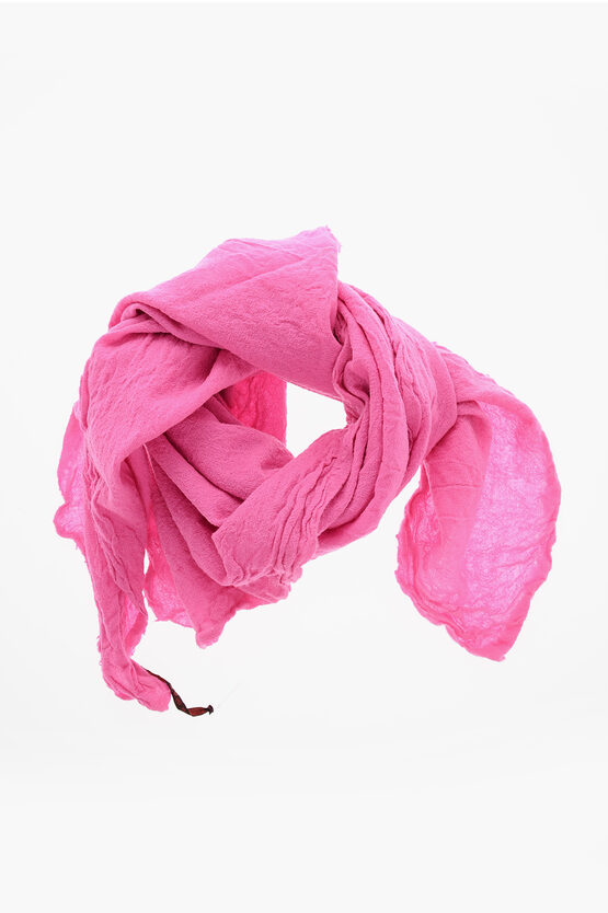 Daniela Gregis Crumpled - Effect Wool Scarf