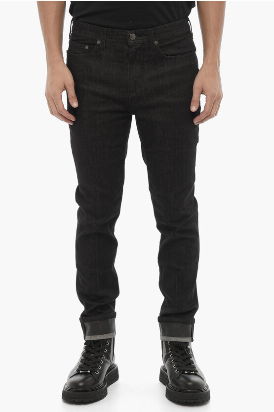 Neil Barrett Cuffed Hem Regular Fit Jeans