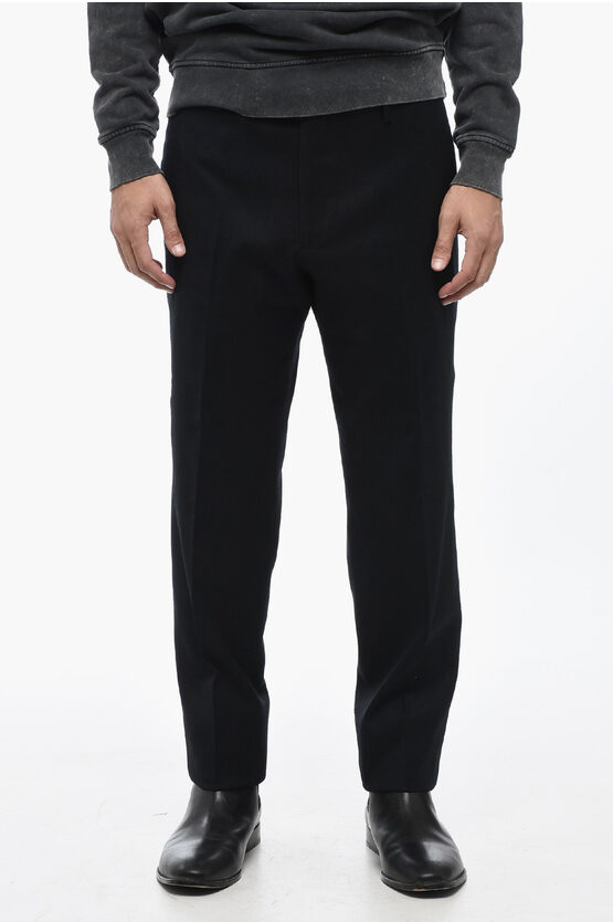 Shop Briglia 1949 Cuffed Hem Virgin Wool Pants