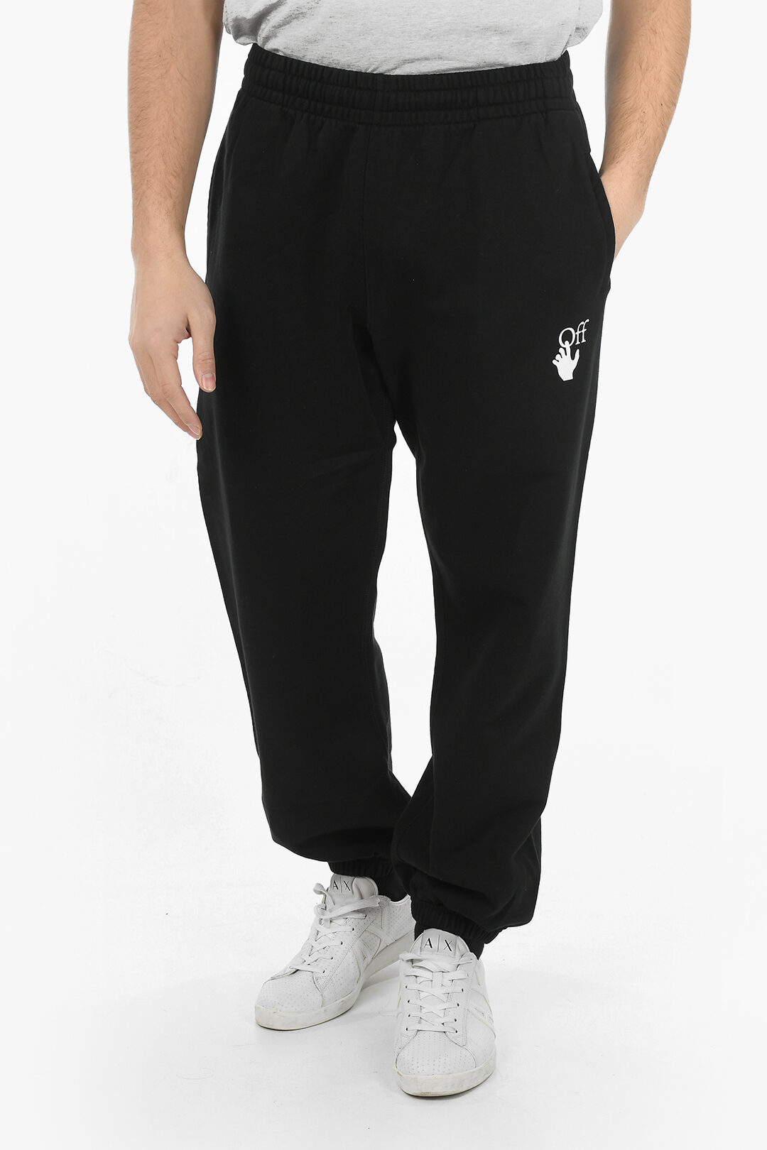 Off-White MARKER Cotton Joggers - Glamood Outlet