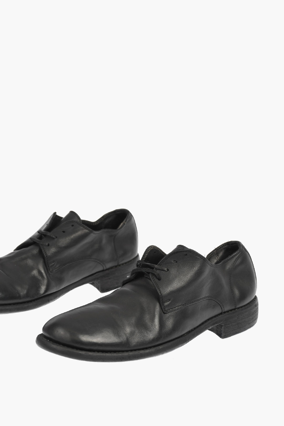 Guidi Leather Derby Lace-ups in Nero Black for Men Mens Shoes Lace-ups Derby shoes 