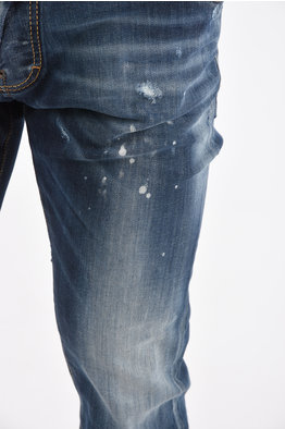 dsquared paint jeans