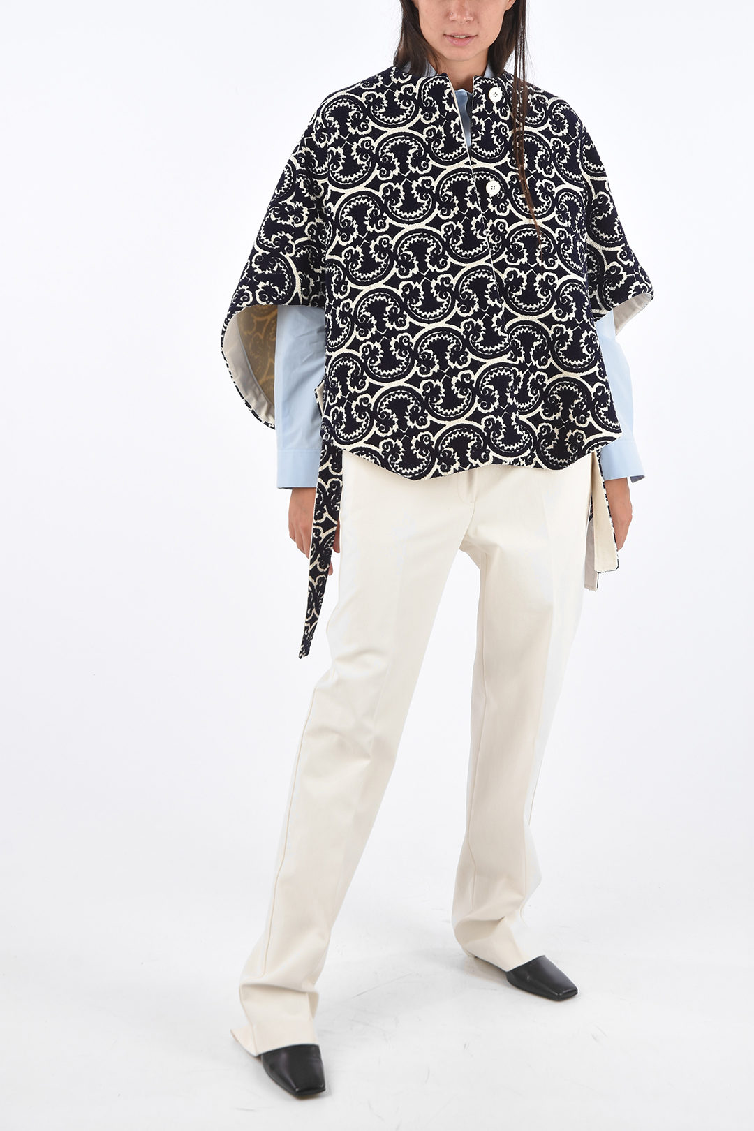 Jil Sander Damask LELE Kimono Jacket 