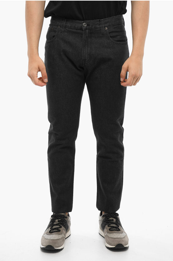 Woolrich Dark Wash Crave Regular Fit Jeans 18cm In Black