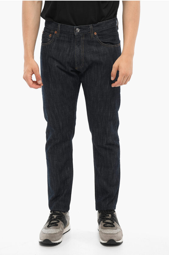 Woolrich Dark Wash Crave Regular Fit Jeans 19cm In Blue