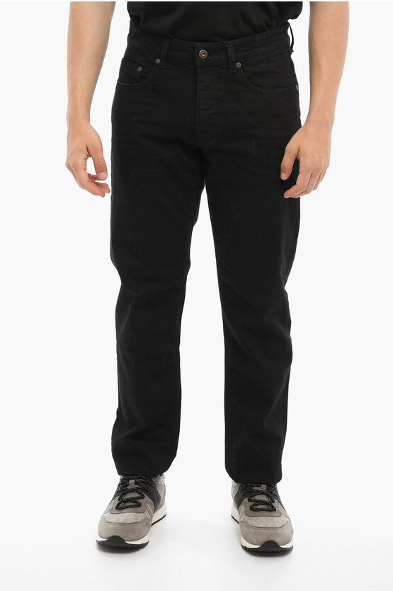Woolrich Dark Wash Regukar Fit Jeans 19cm In Black