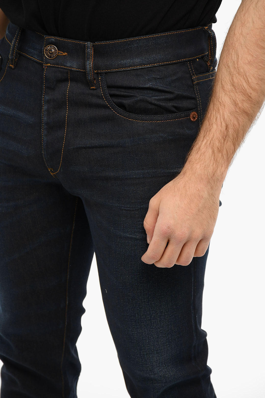 Diesel Dark-washed D-STRUKT Slim-fitting Jeans men - Glamood Outlet
