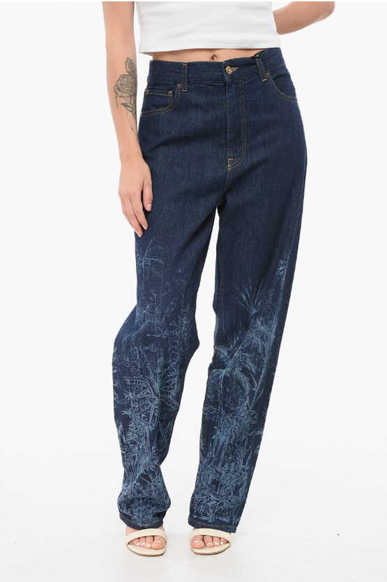 Alanui Dark Washed Jungle Denims 20cm