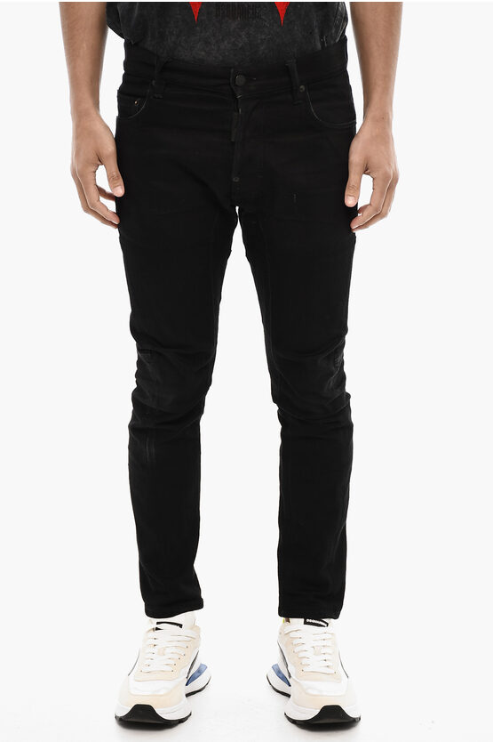 Shop Dsquared2 Dark Washed Regular Fit Jeans