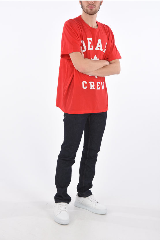 Dsquared2 DEAN CREW Printed Crew Neck T-Shirt men - Glamood