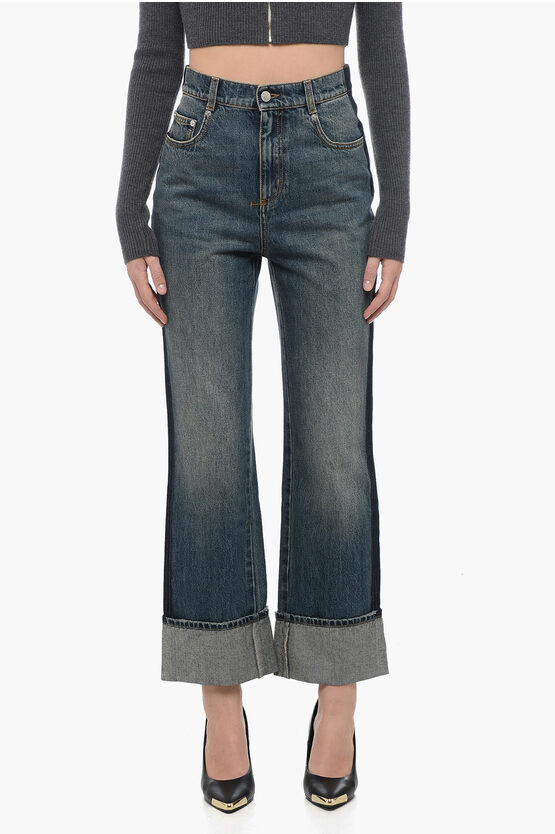 Alexander Mcqueen Turn-up Hem Boyfriend Jeans