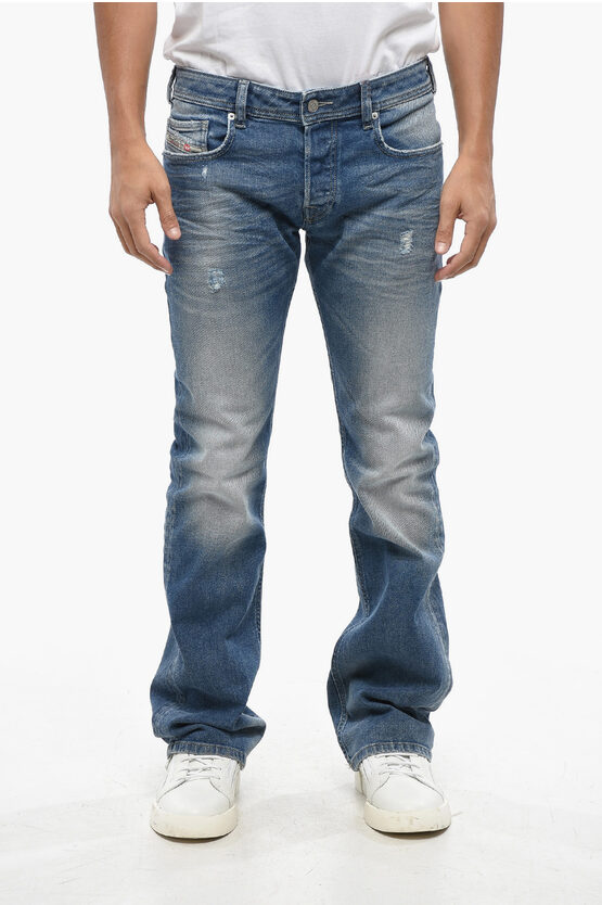 Diesel D-vyl 1993 Faded Bootcut Jeans In Blue