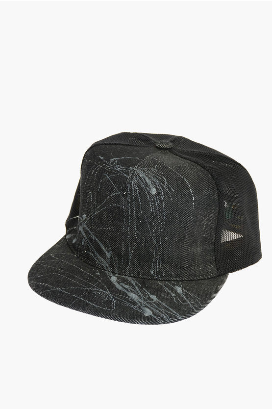 Superduper Hats Denim Baseball Cap In Black