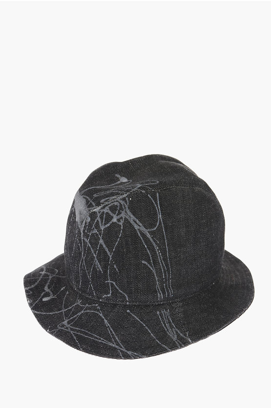 Superduper Hats Denim Bucket Hat In Black