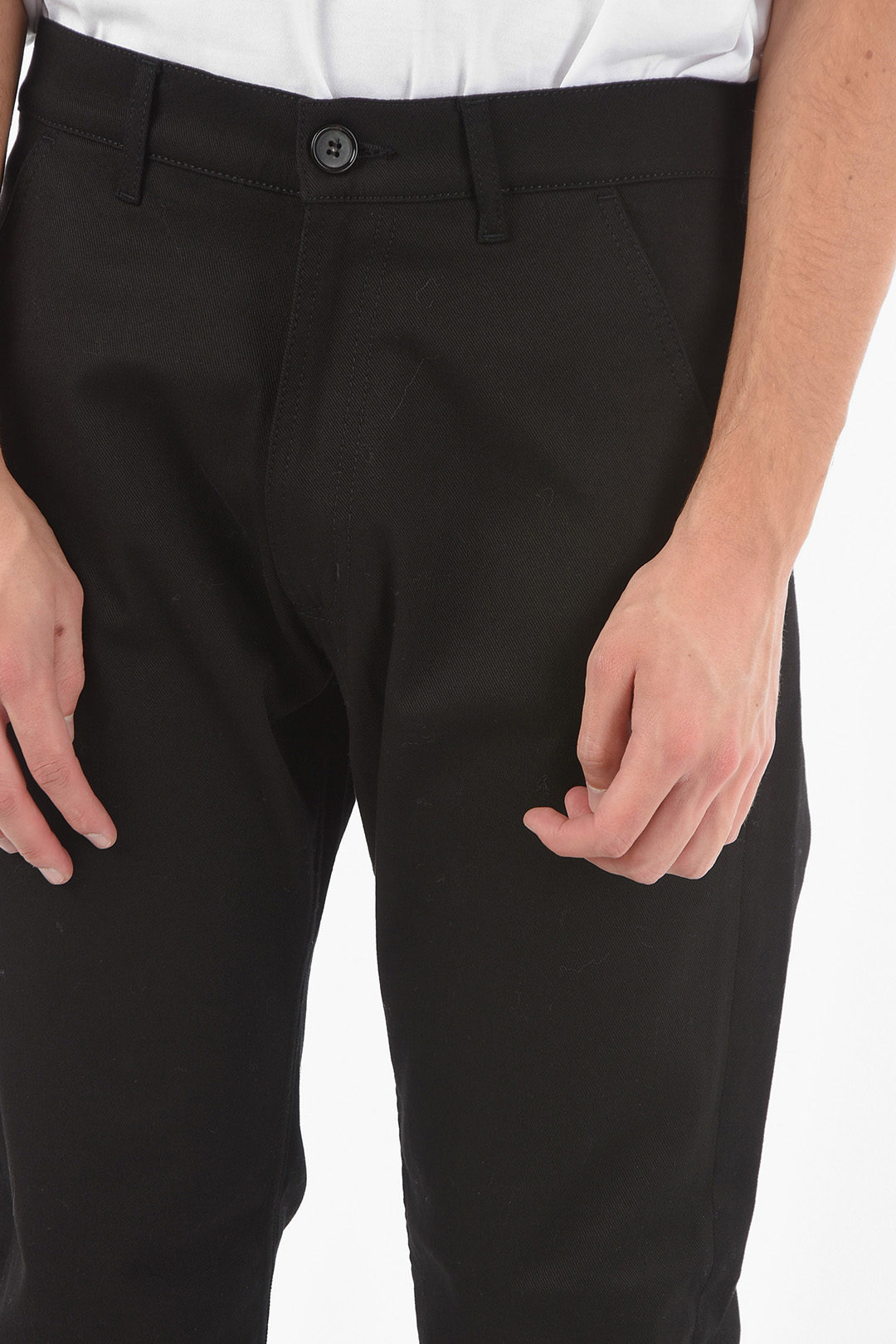 Alexander McQueen Denim Cargo Pants with Embroidered Logo men Glamood