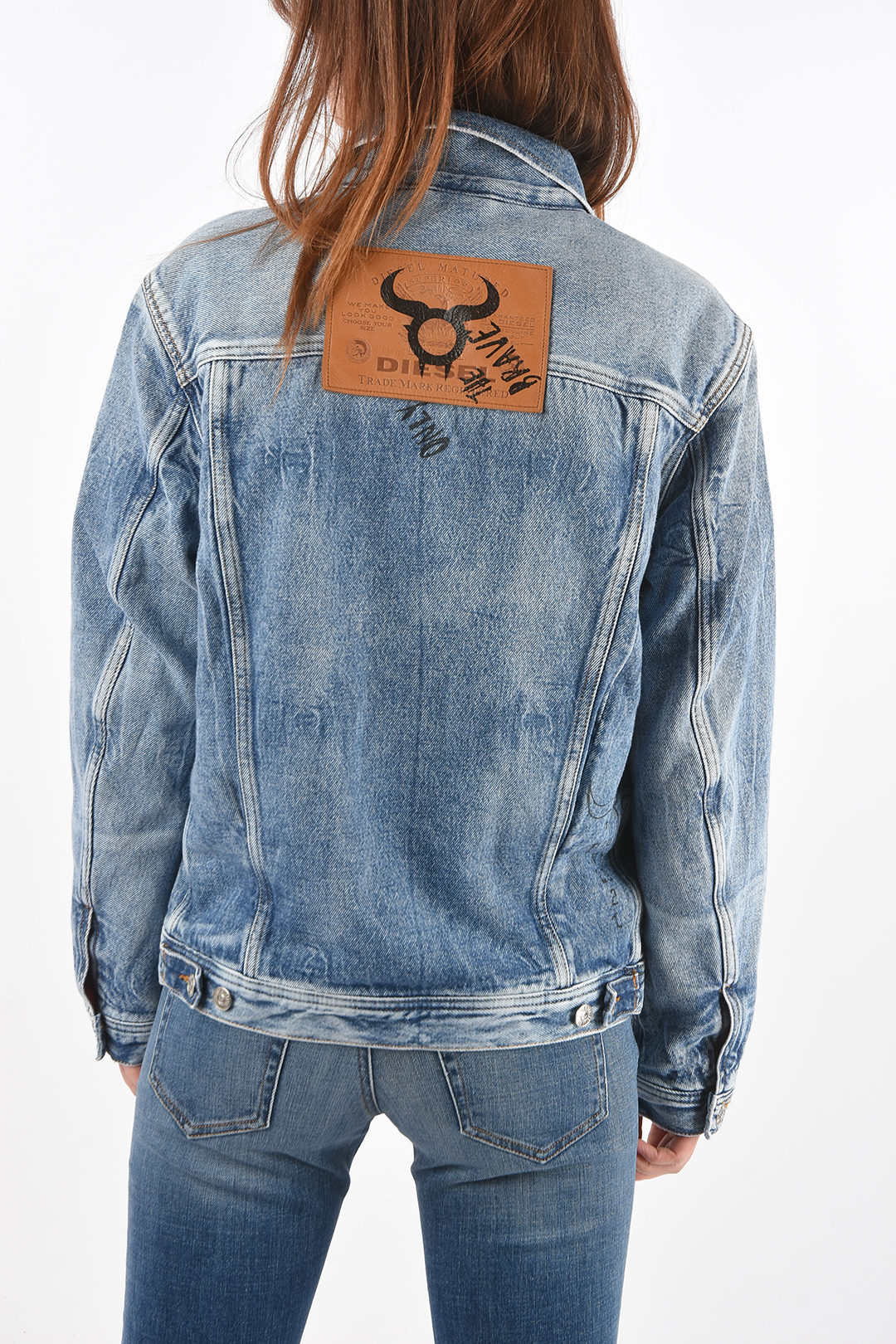 Diesel denim CL-D-BIL jean jacket unisex men women - Glamood Outlet