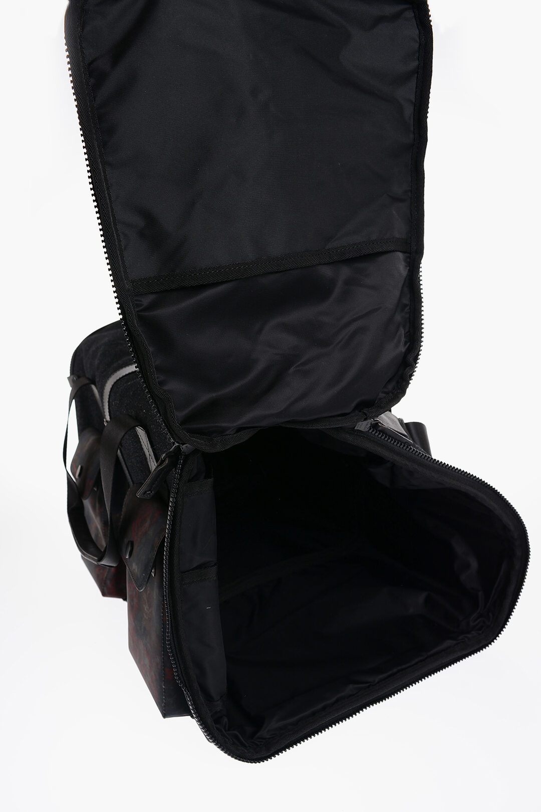 Frequent Flyer Denim Garment Bag With Camouflage Pockets unisex