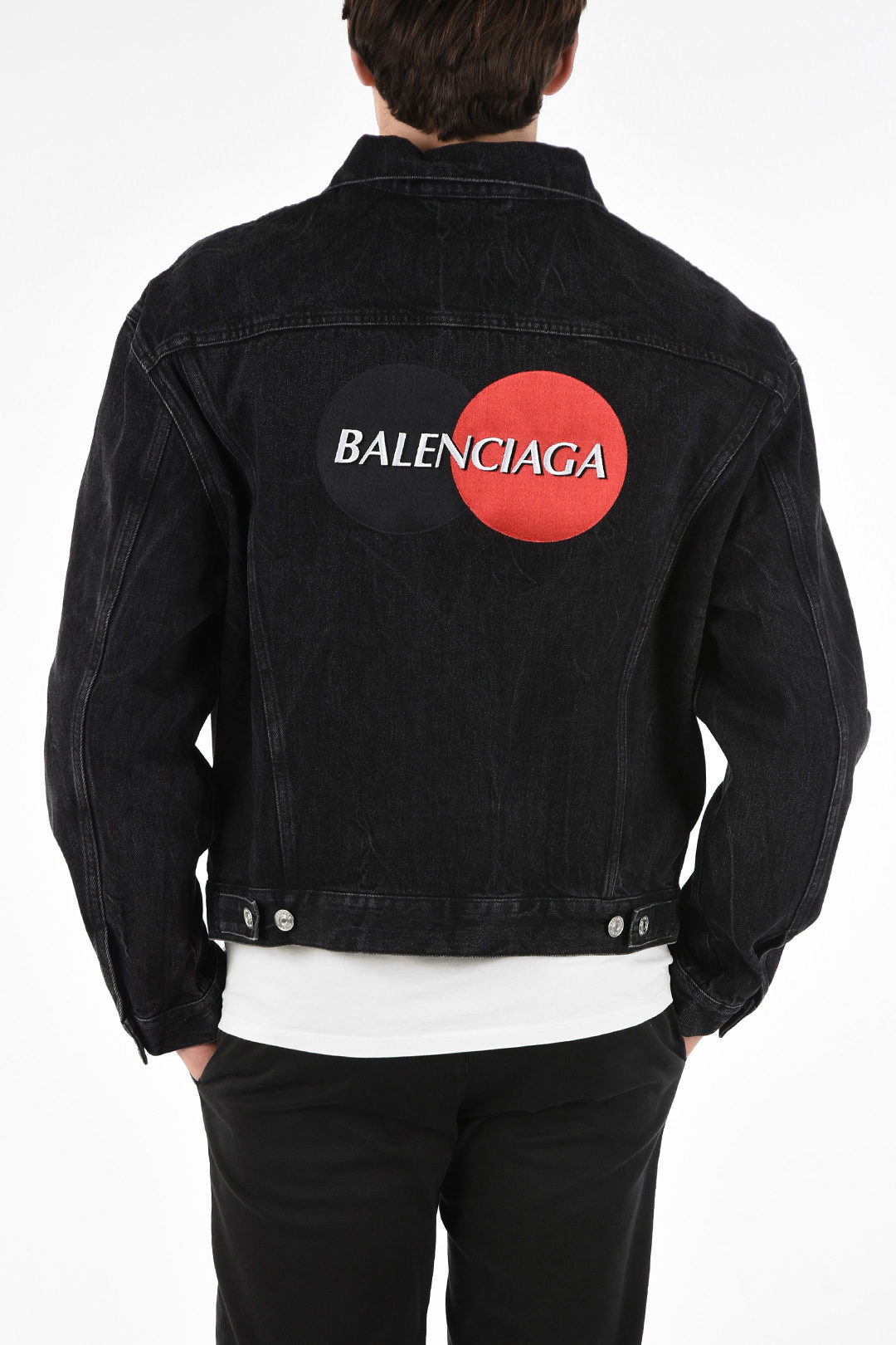 Balenciaga  Jackets  Coats  Black Balenciaga Jean Jacket  Poshmark
