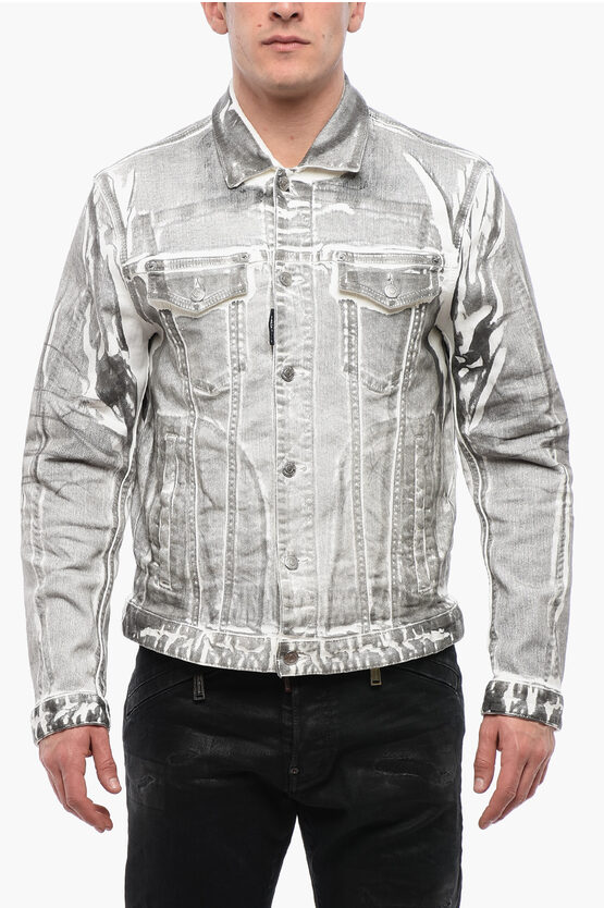 Denim Jacket With T… - image