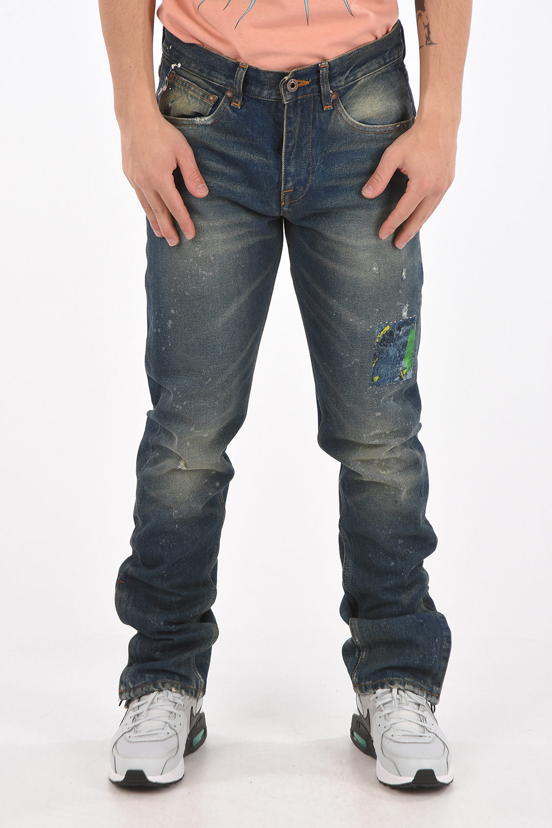 jeans caviglia stretta uomo