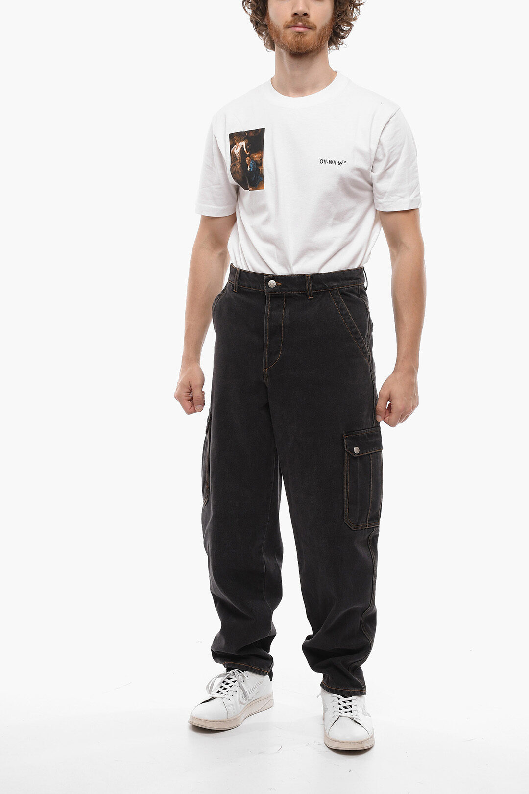パンツ alexander mcqueen FW23 Cargo pants (754576QJACF 4100) Alexander McQueen カーゴパンツ | ブラック | FARFETCH JP