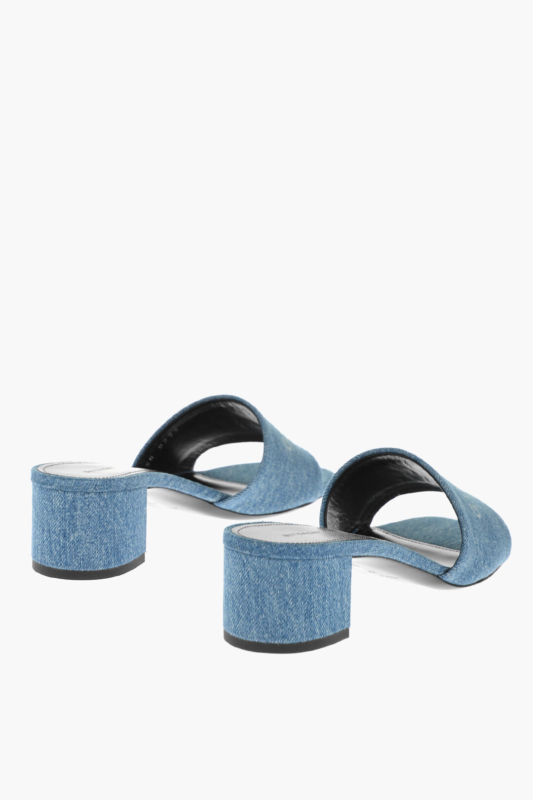 Givenchy Denim Sandals with Jacquard Logo 4cm women