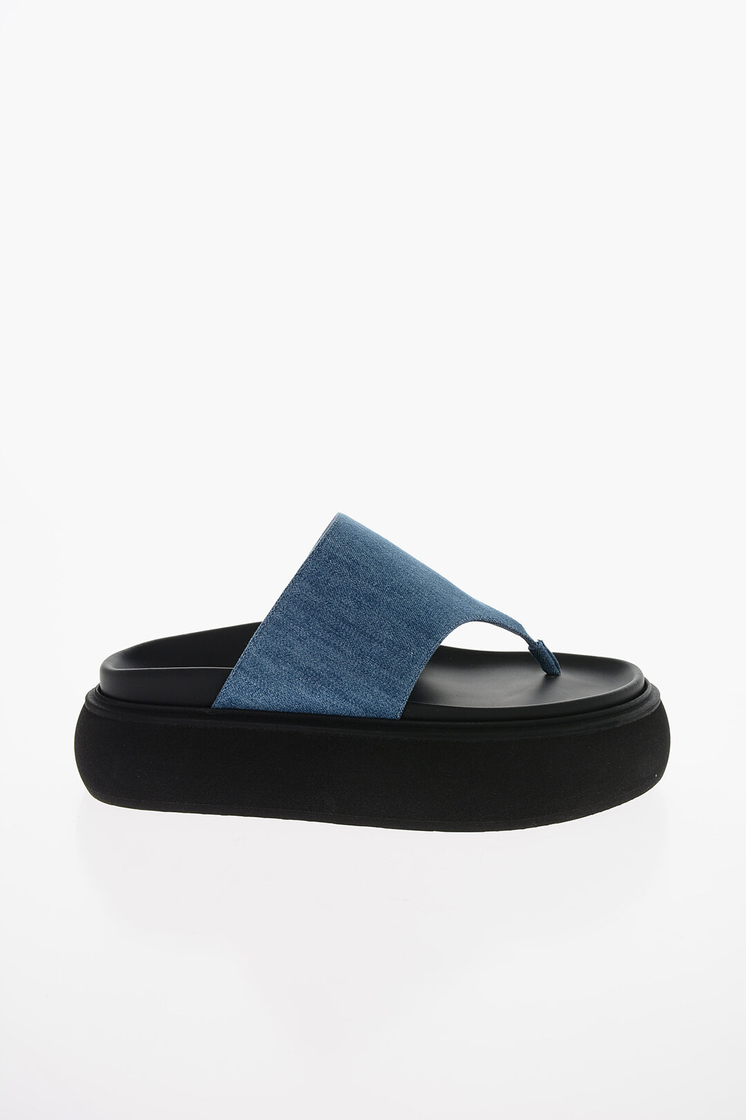 The Attico Denim SELENE Platform Thong Sandals women - Glamood Outlet