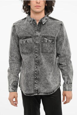 Mens jeans shirts sales for sale