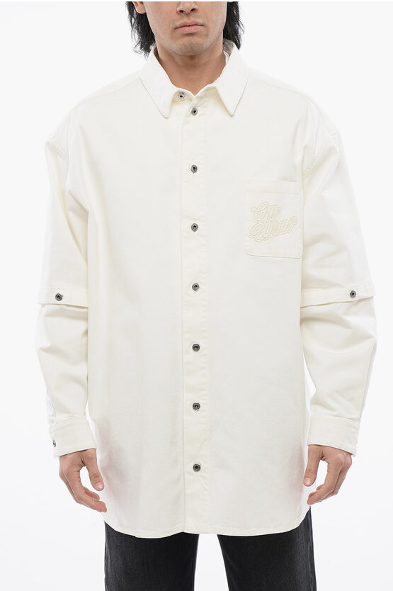 Off-white Off White Embroidered Overshirt