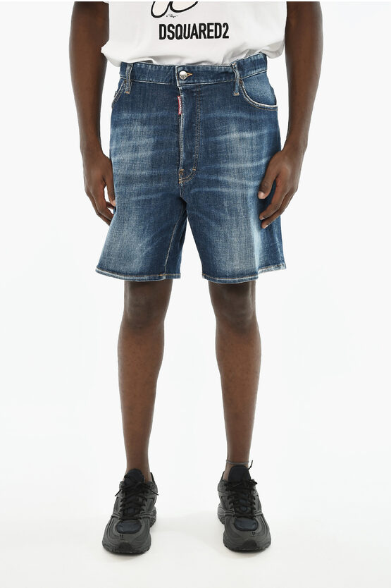 Denim Shorts With M… - image