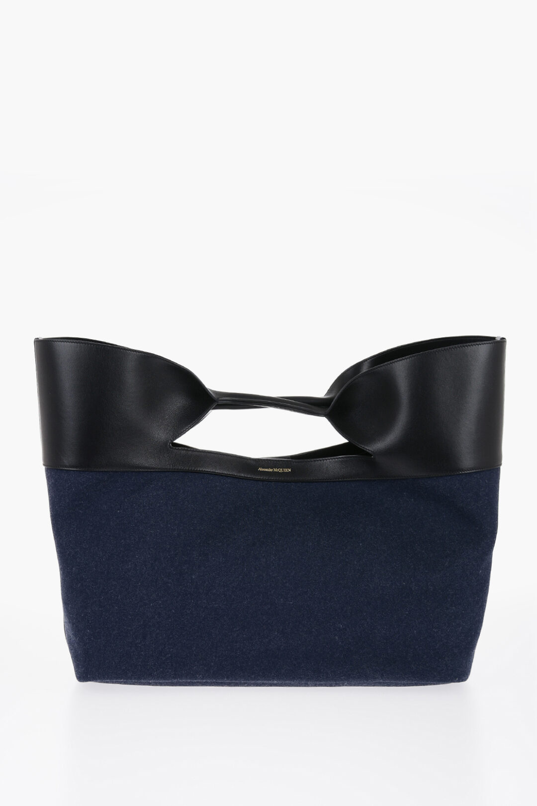 関税送料込♡ALEXANDER MCQUEEN THE BOWトートバッグ Alexander McQueen The Bow Leather Tote Bag | Black | FARFETCH