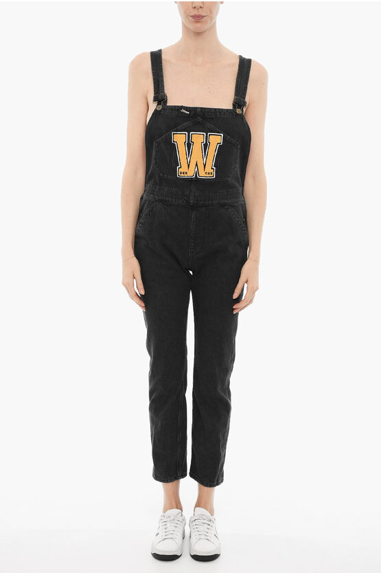 Shop Washington Dee Cee Denim Washington Jumpsuit With Contrasting Logo Patch