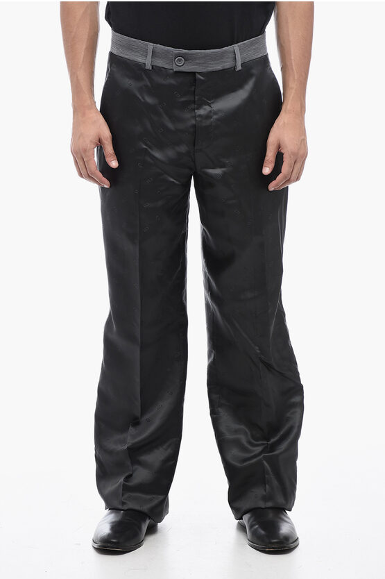 Dior X Erl Logoed Lining Pants With Crepê Fabbric Detail