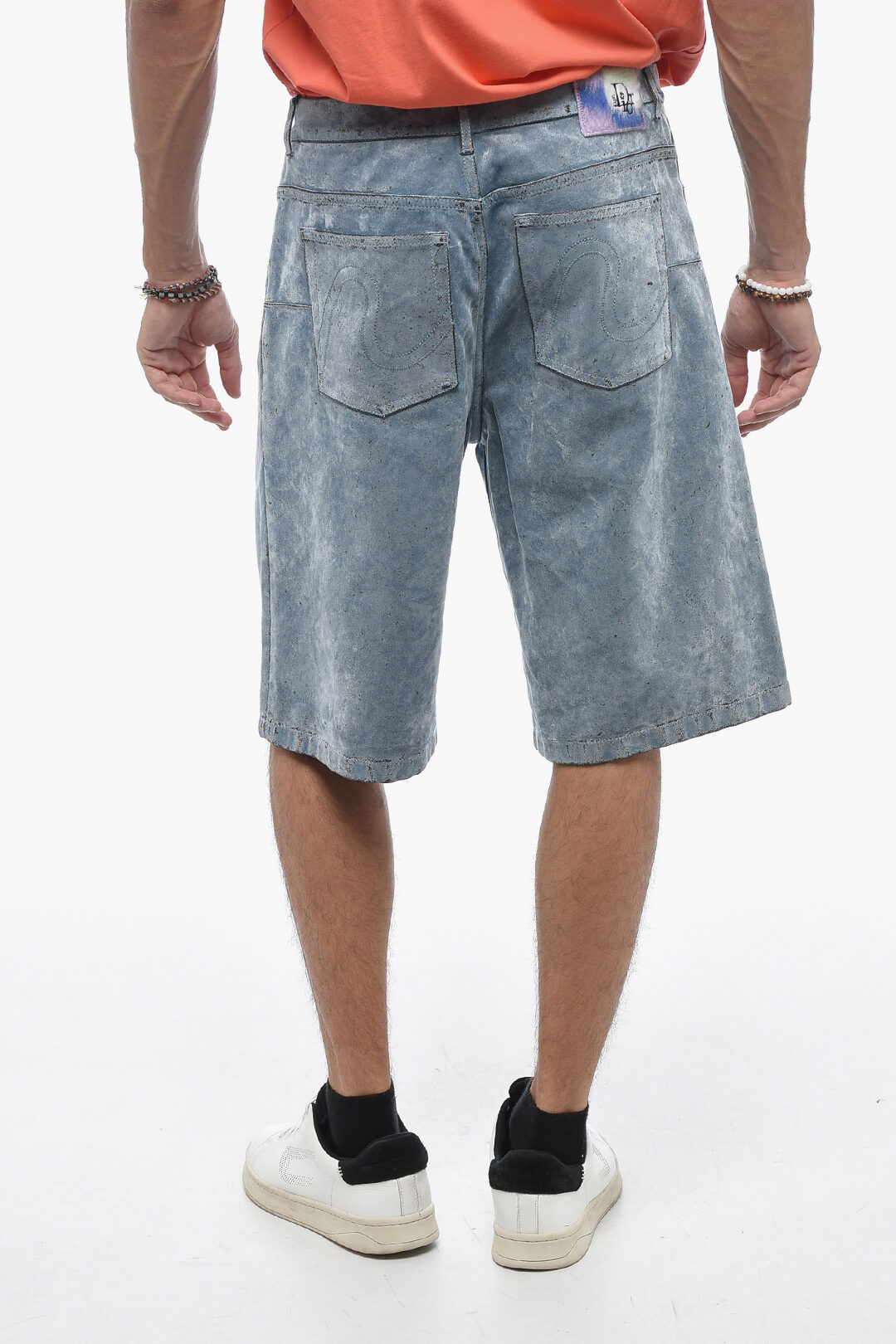Dior DIOR X ERL Velour Shorts with Vintage Effect men