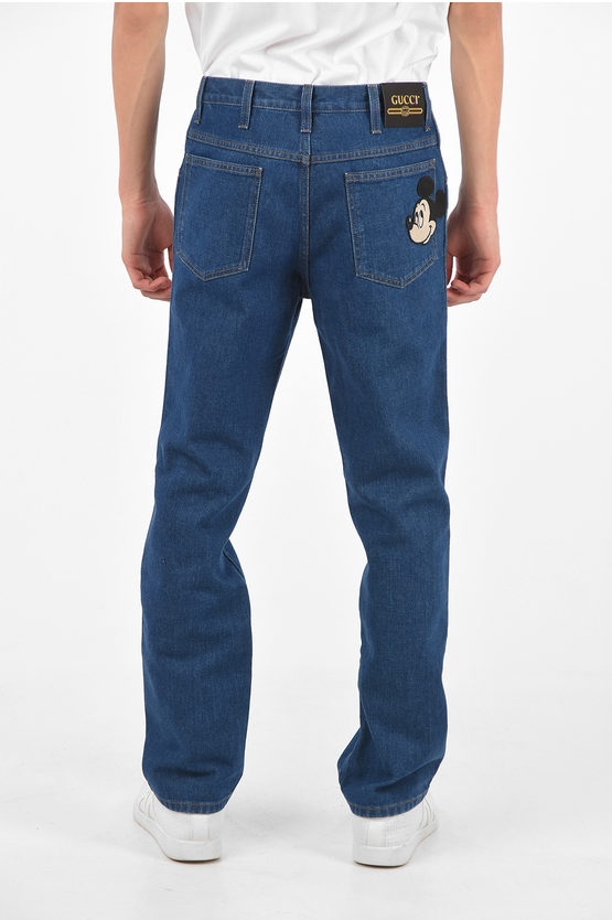 Disney Jeans Con Topolino Gucci DISNEY Jeans Con Ricamo Topolino