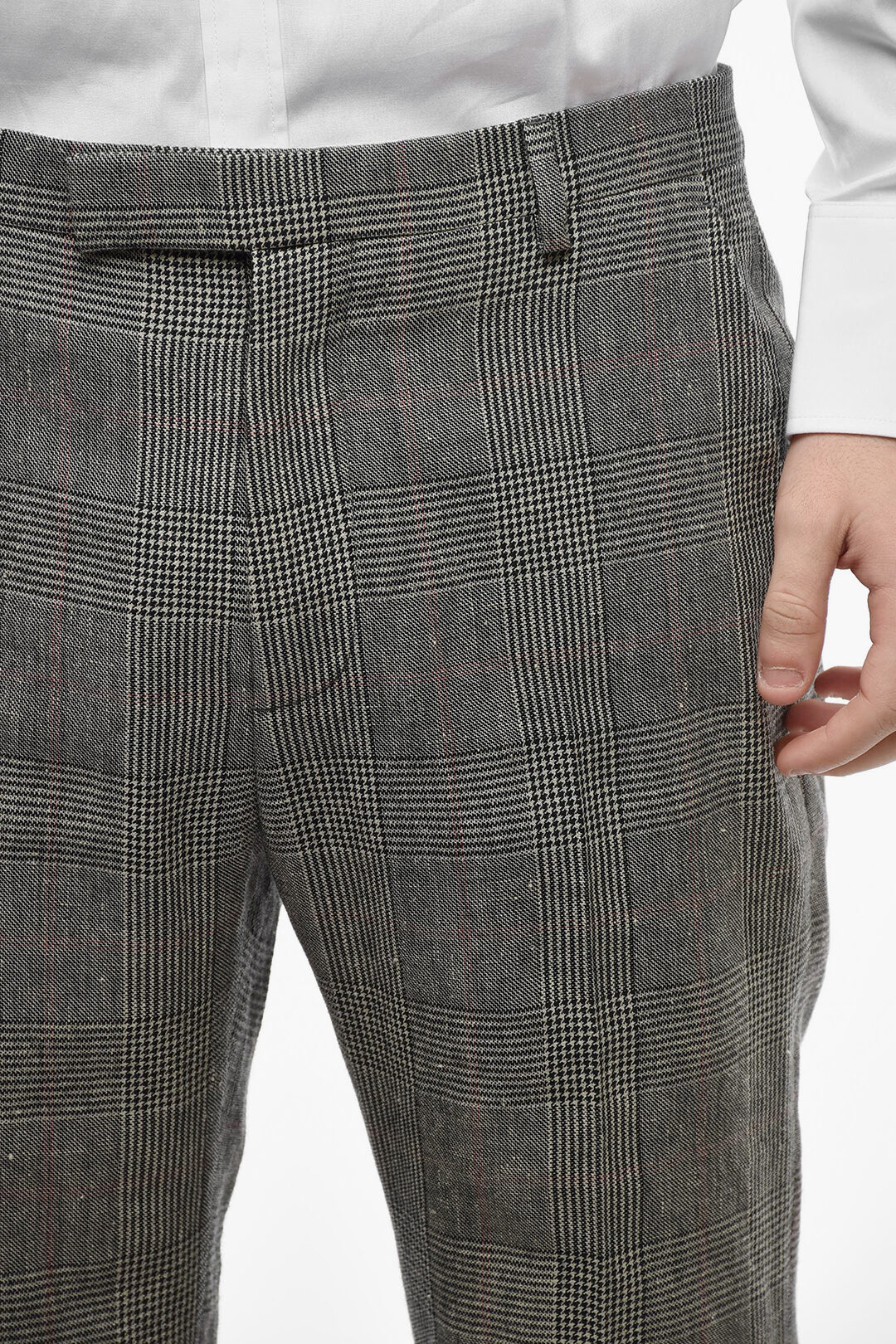 Gucci Distrct Check Bootcut Pants with Extra-long Design men - Glamood ...