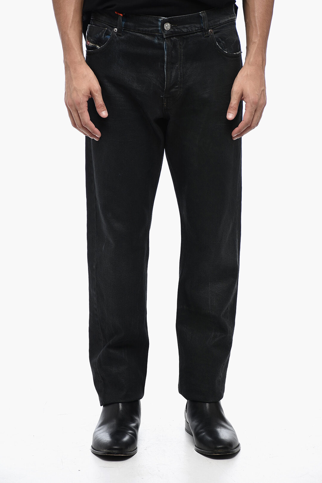 DIESEL / ボトム/L/コットン/IDG/1995-re Diesel Distressed 1995-S1 Denims 19cm men - Glamood Outlet