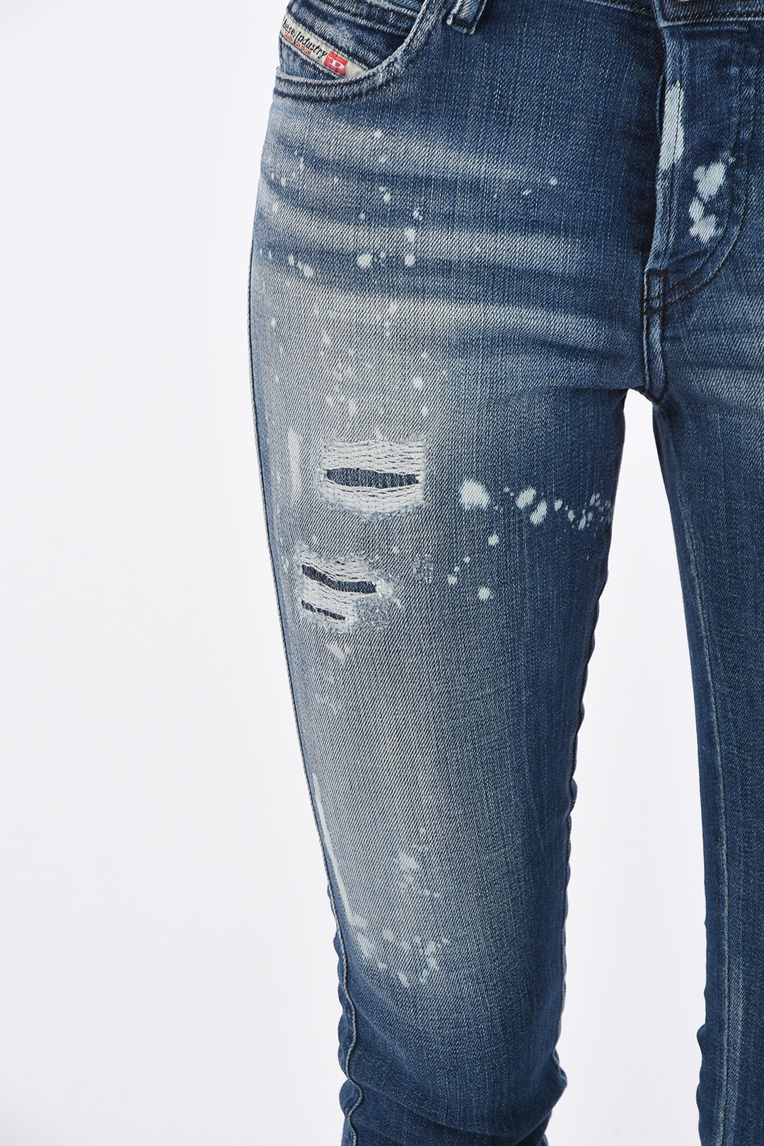 Diesel Distressed BABHILA Slim Fit Jeans L32 women - Glamood Outlet
