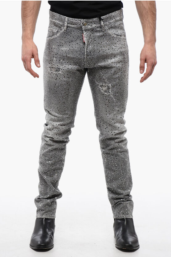 Dsquared2 Distressed Cool Guy Denims With Studs