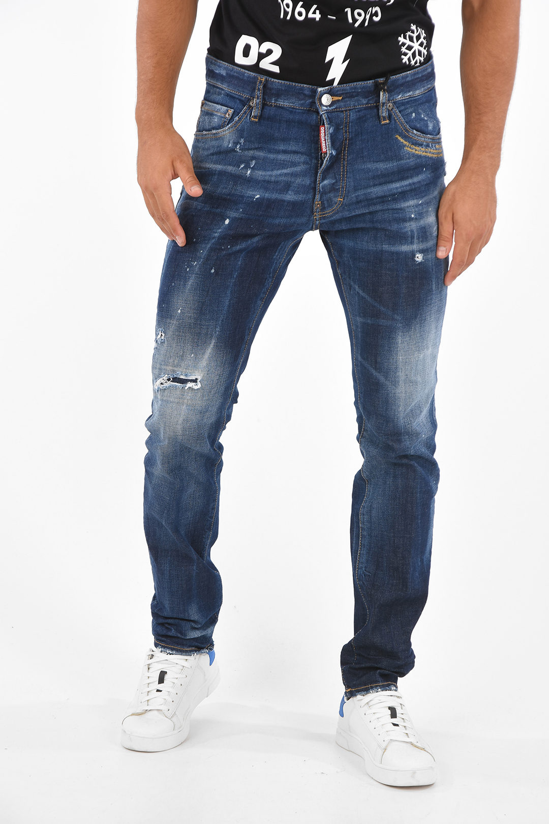 Distressed COOL GUY Slim Fit Jeans