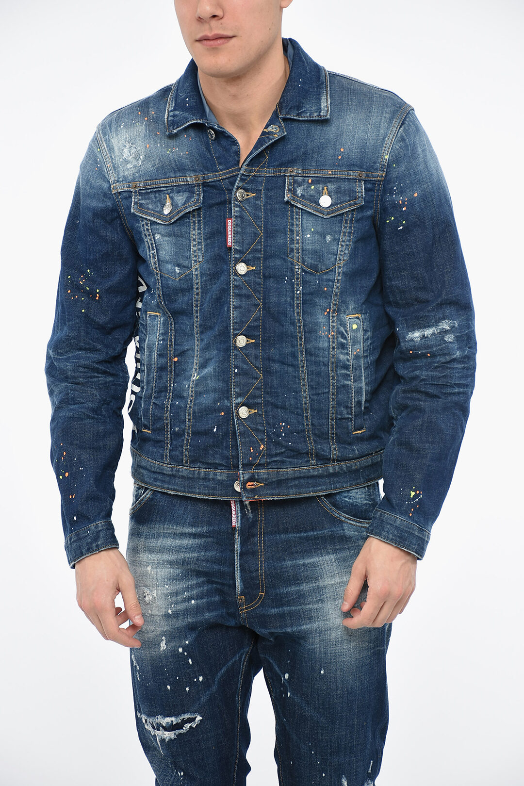 Blue Distressed Denim Jacket - Men's Coats & Jackets - Clothing - TOPMAN | Distressed  denim jacket mens, Distressed denim jacket, Jackets